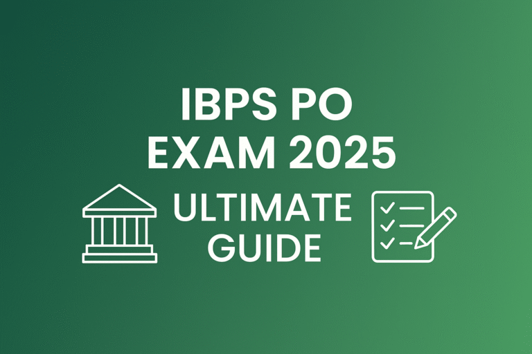 IBPS PO Syllabus 2025 & Exam Pattern 2025