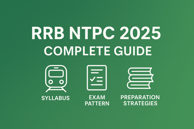 RRB NTPC Syllabus 2025 & RRB NTPC Exam Pattern 2025 Guide
