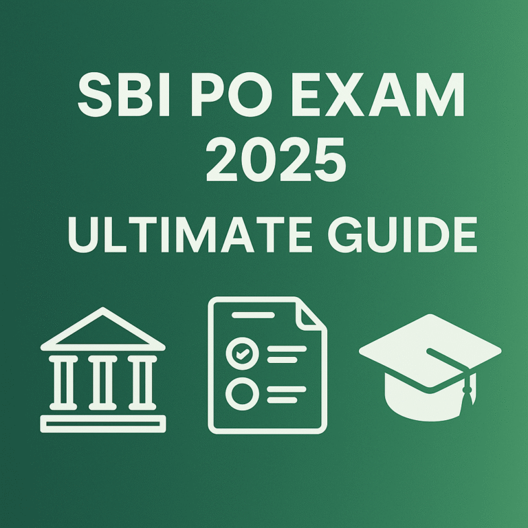 SBI PO Syllabus 2025 & Exam Pattern 2025 Guide